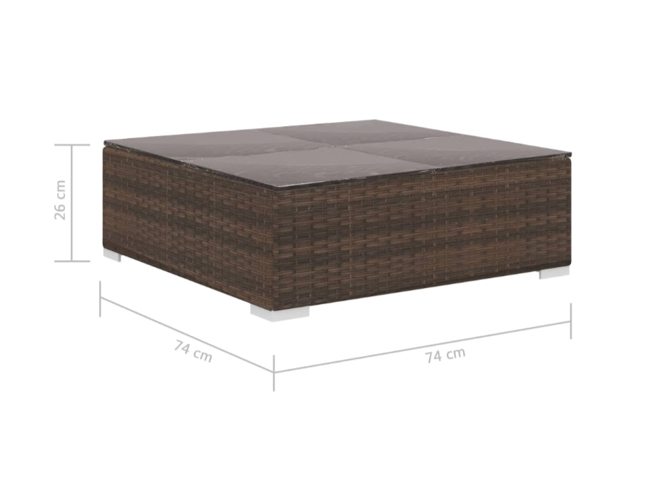 Lounge-Set "Octavian"in Schwarz