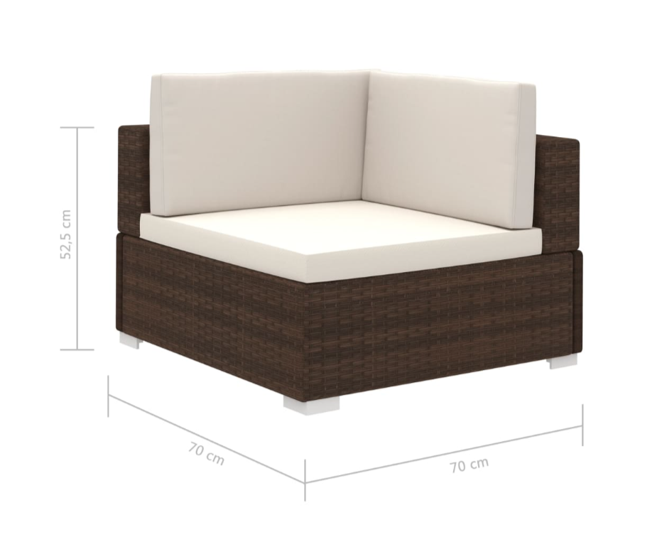 Lounge-Set "Octavian"in Schwarz