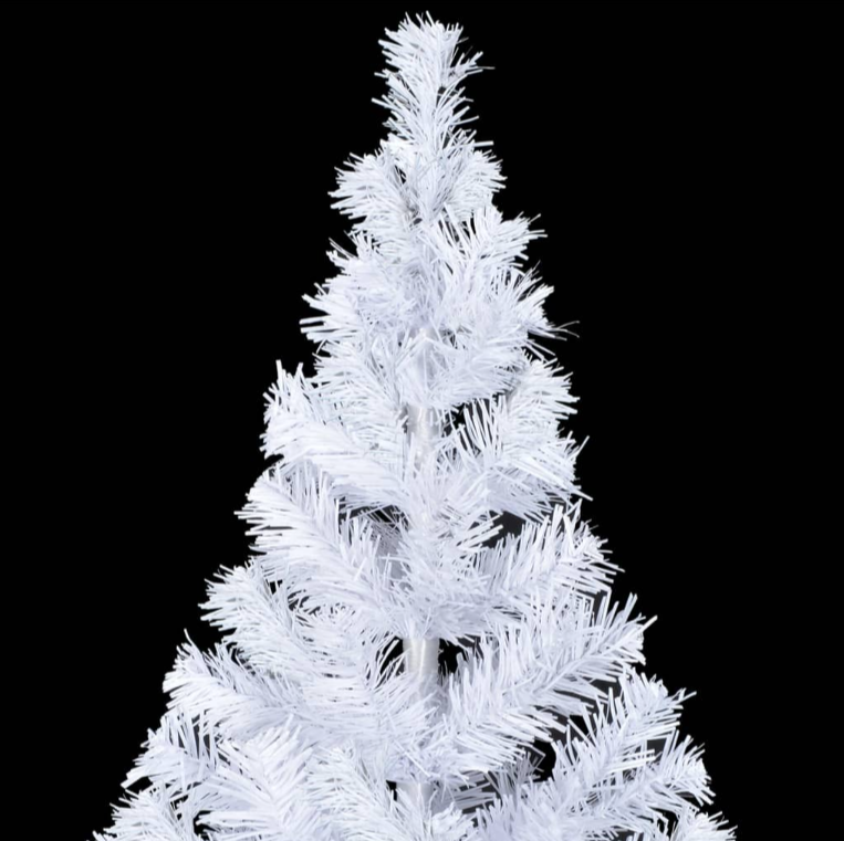 Künstlicher Weihnachtsbaum mit Ständer 120, 150, 180, 210cm Weiß & Grün