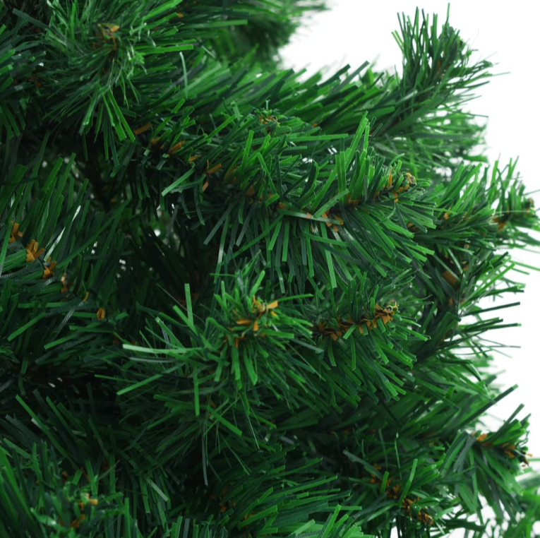 Künstlicher Weihnachtsbaum mit Ständer 120, 150, 180, 210cm Weiß & Grün