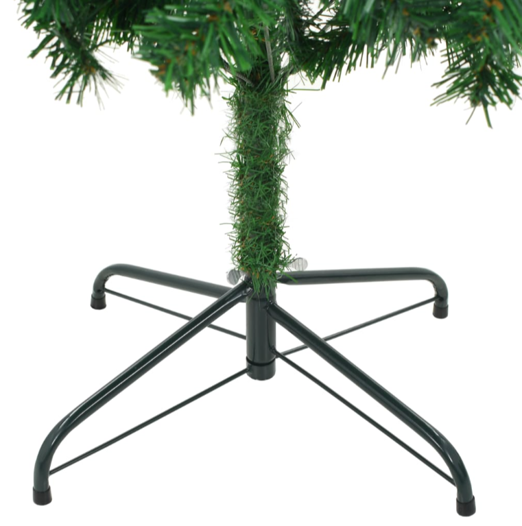 Künstlicher Weihnachtsbaum mit Ständer 120, 150, 180, 210cm Weiß & Grün