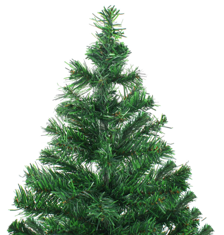 Künstlicher Weihnachtsbaum mit Ständer 120, 150, 180, 210cm Weiß & Grün