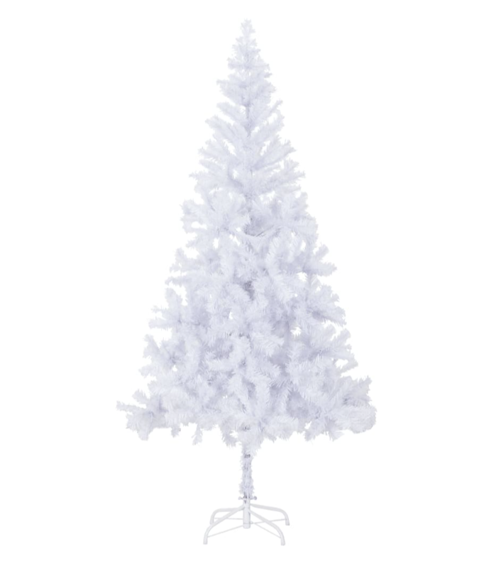Künstlicher Weihnachtsbaum mit Ständer 120, 150, 180, 210cm Weiß & Grün