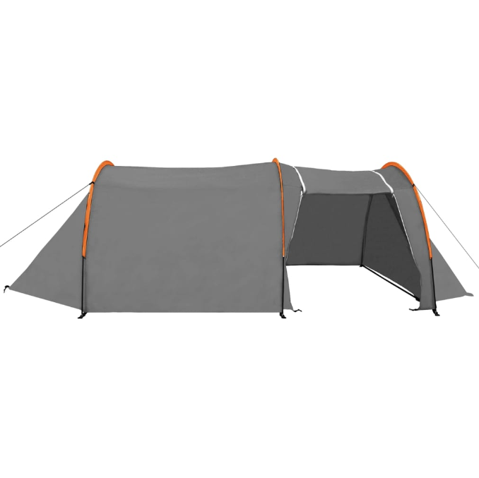 Campingzelt "Holiday-Deluxe" für 4 Personen Grau und Orange