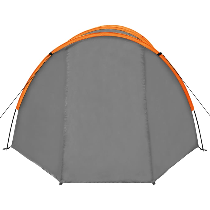 Campingzelt "Holiday-Deluxe" für 4 Personen Grau und Orange