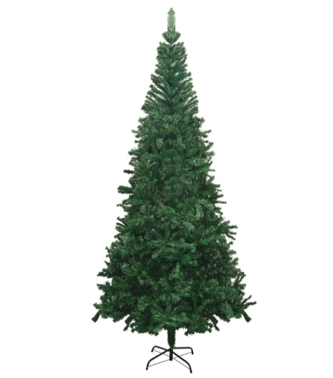 Künstlicher Weihnachtsbaum mit Ständer 120, 150, 180, 210cm Weiß & Grün