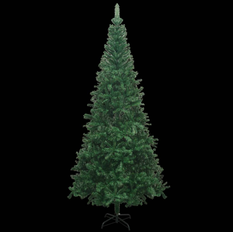 Künstlicher Weihnachtsbaum mit Ständer 120, 150, 180, 210cm Weiß & Grün