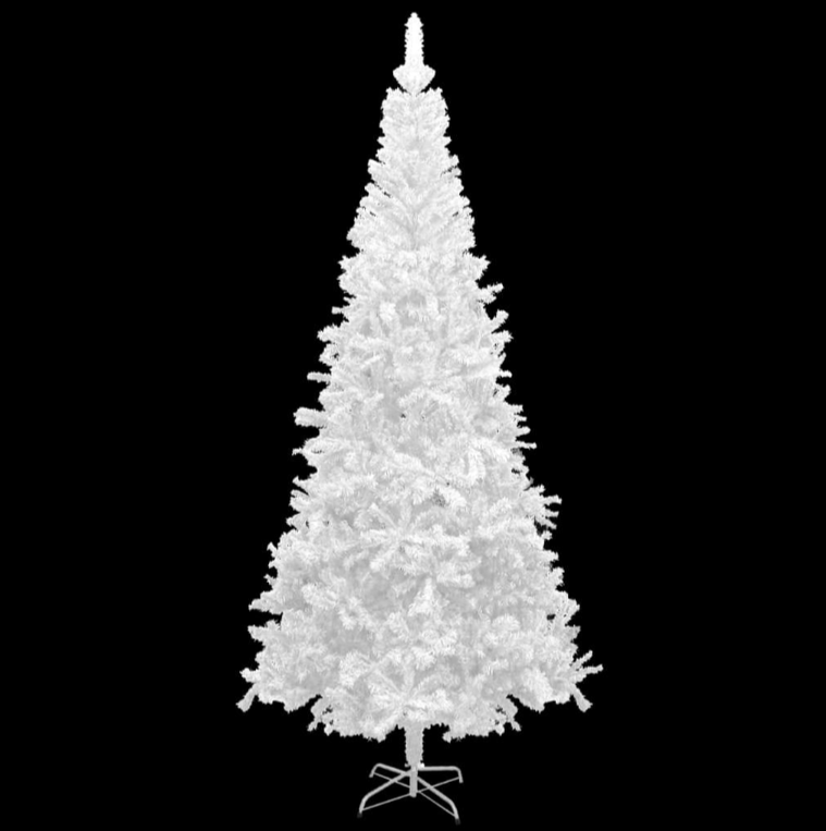 Künstlicher Weihnachtsbaum mit Ständer 120, 150, 180, 210cm Weiß & Grün