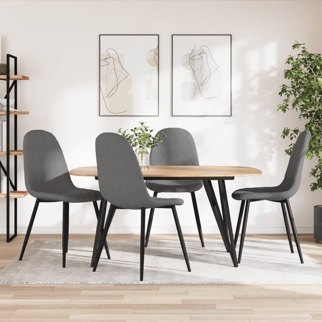 Esszimmerstühle-Set Sylt in Samtstoff 2 Stk. oder 4 Stk.