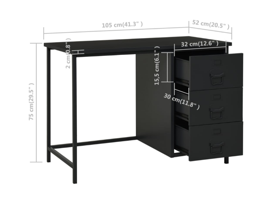 Industrie-Schreibtisch "Gustav"