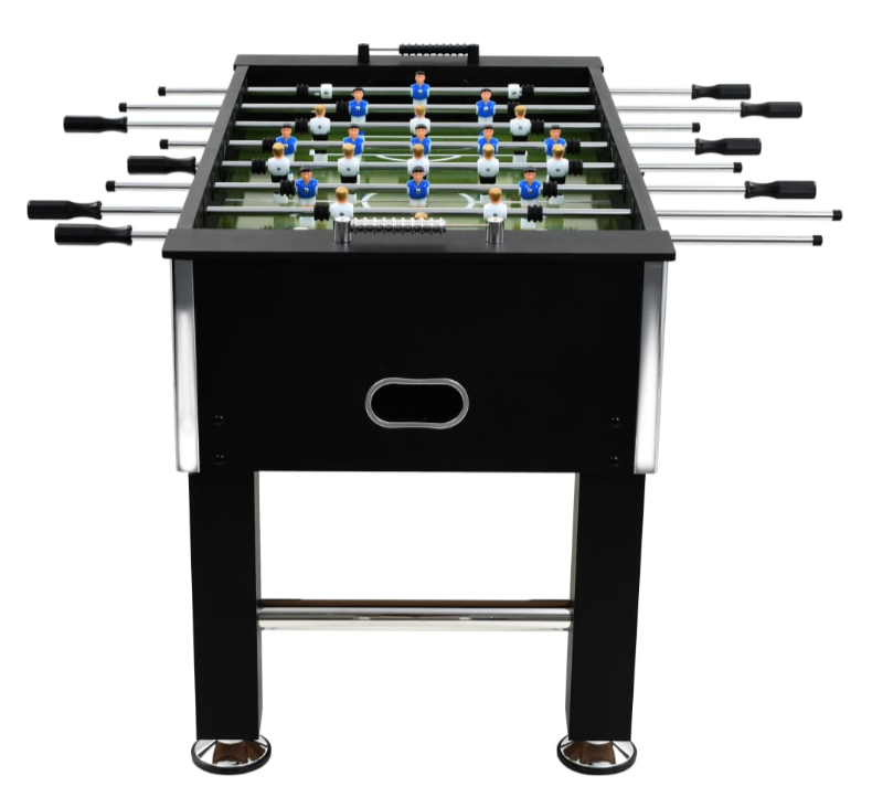 Kickertisch C7 Stahl 60 kg 140x74,5x87,5 cm Schwarz