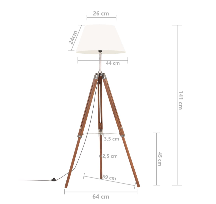 Stativlampe "Gregor"