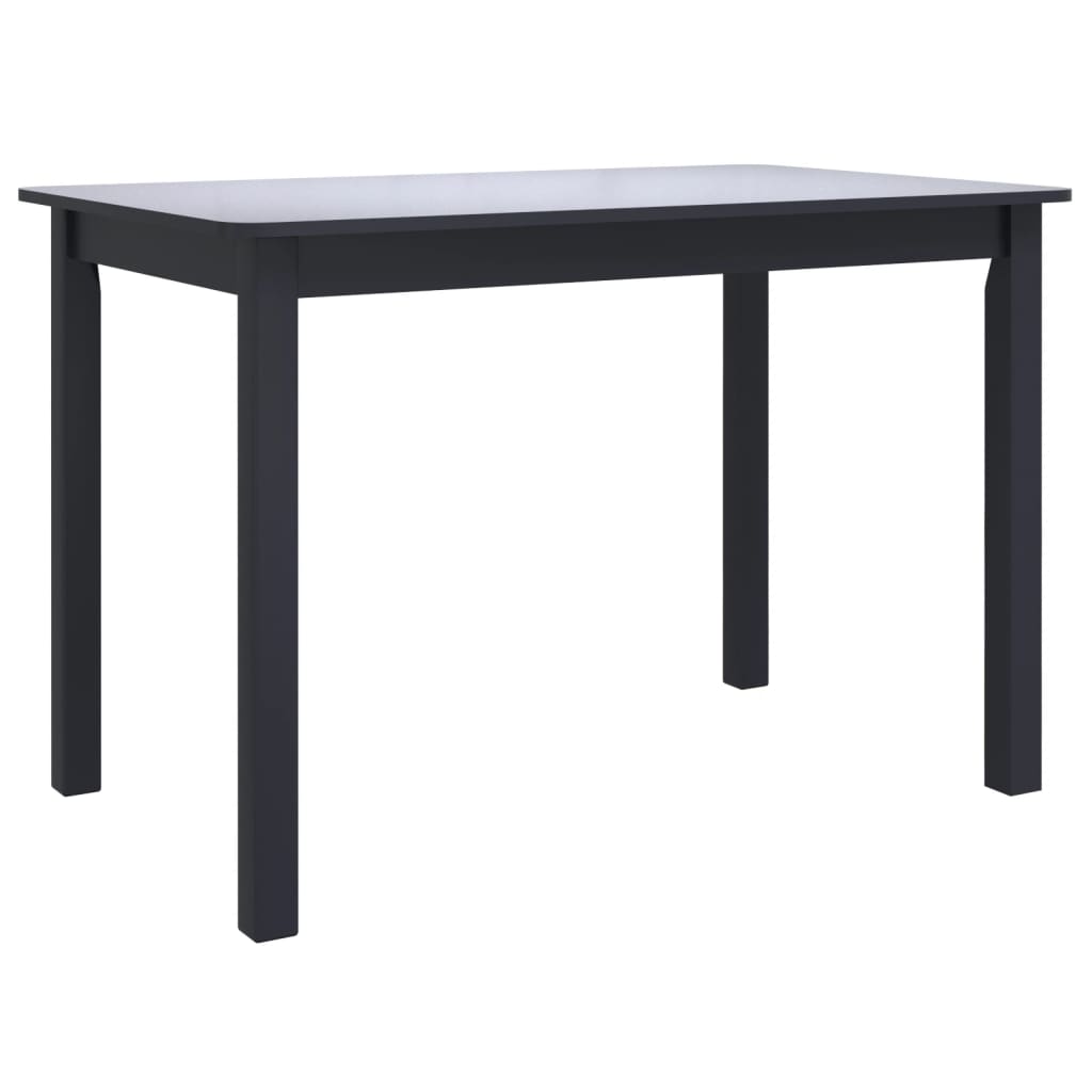 Esstisch "Francisco" in Schwarz 114x71x75 cm