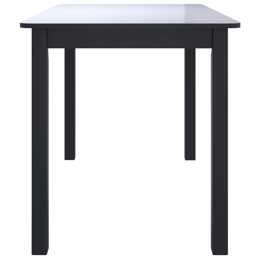 Esstisch "Francisco" in Schwarz 114x71x75 cm