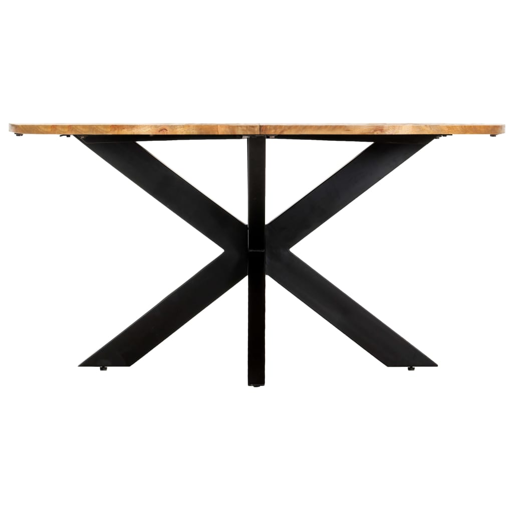 Esstisch Rund 150×76 cm Mango Massivholz