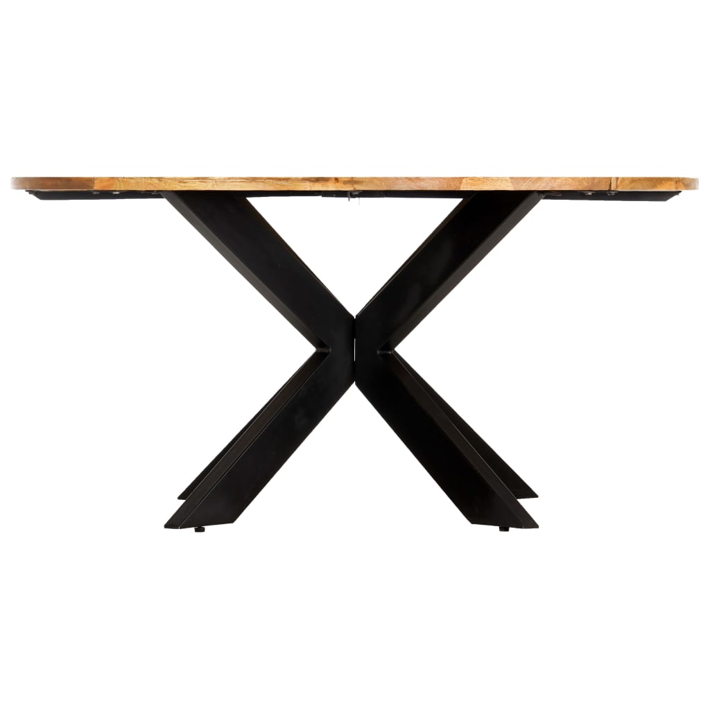 Esstisch Rund 150×76 cm Mango Massivholz