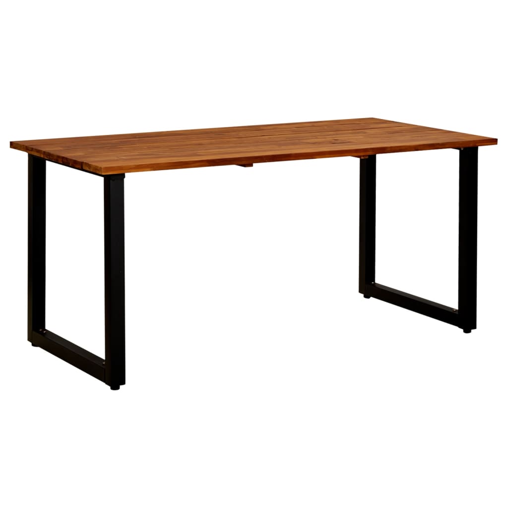 Esszimmertisch "Steve" aus Akazie-Massivholz 160×80×75 cm