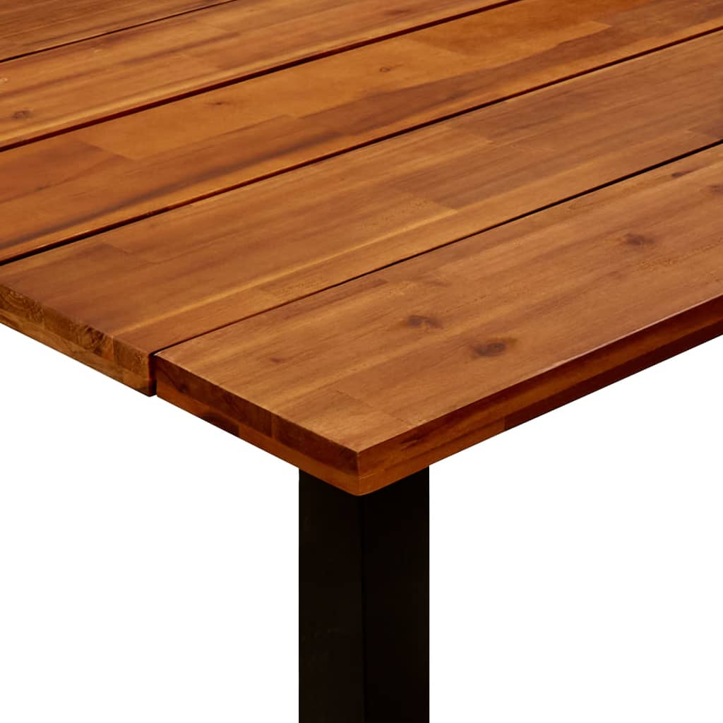 Esszimmertisch "Steve" aus Akazie-Massivholz 160×80×75 cm