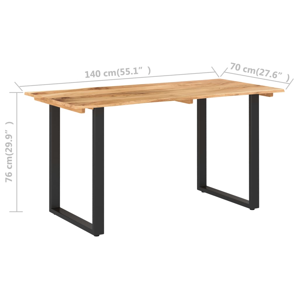 Esstisch "Rodos" aus Akazie-Massivholz 140cm