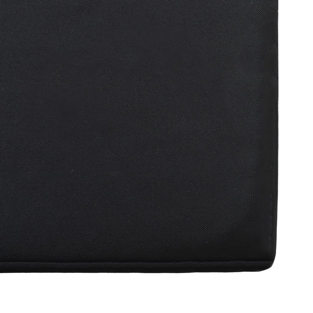 Garten-Lounge-Set "Zypern" mit Auflagen in Schwarz