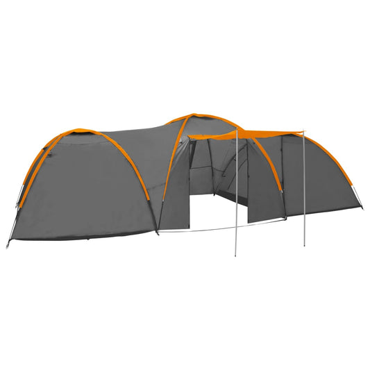 Camping-Zelt "Iglutime" für 8 Personen Grau und Orange