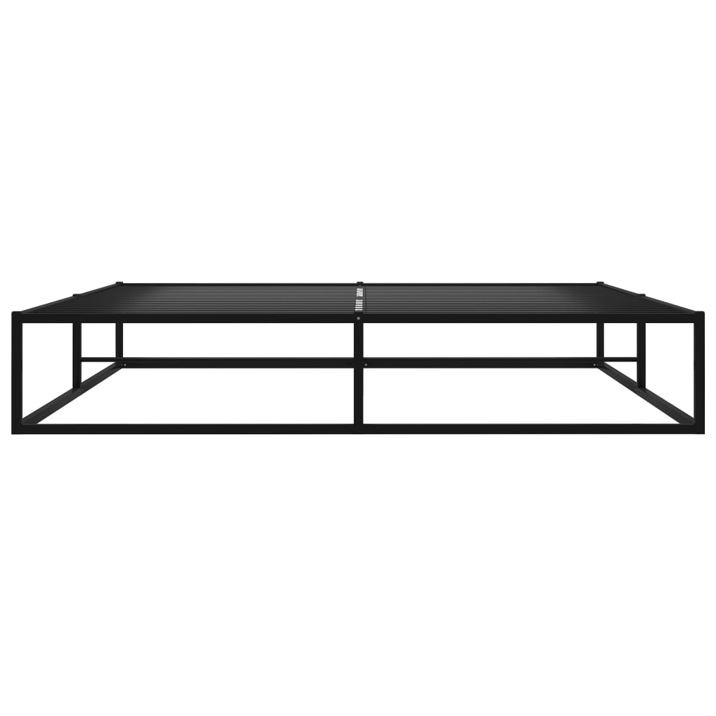 Bettgestell Schwarz Metall 140x200 cm
