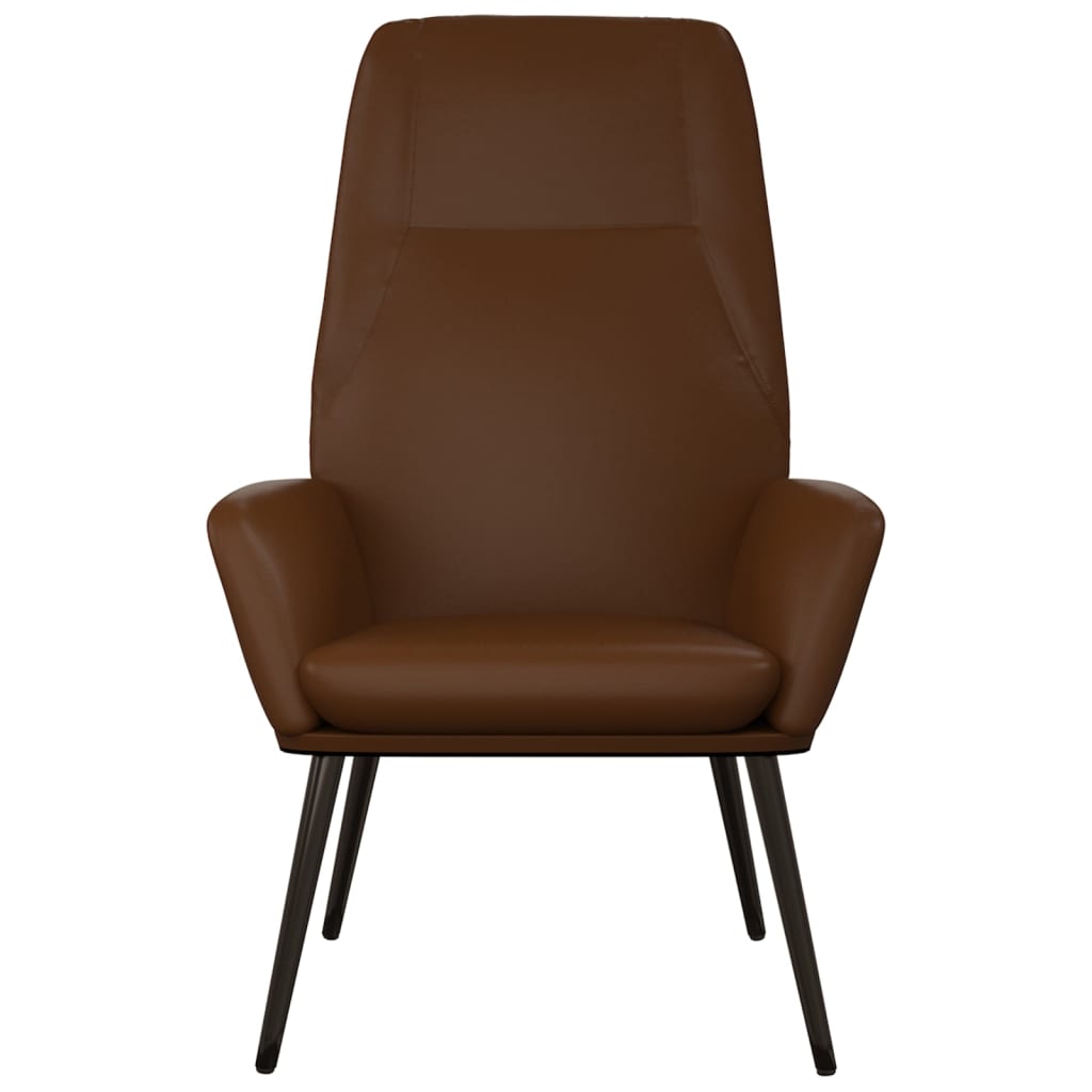 Relaxsessel Glänzend Braun Kunstleder