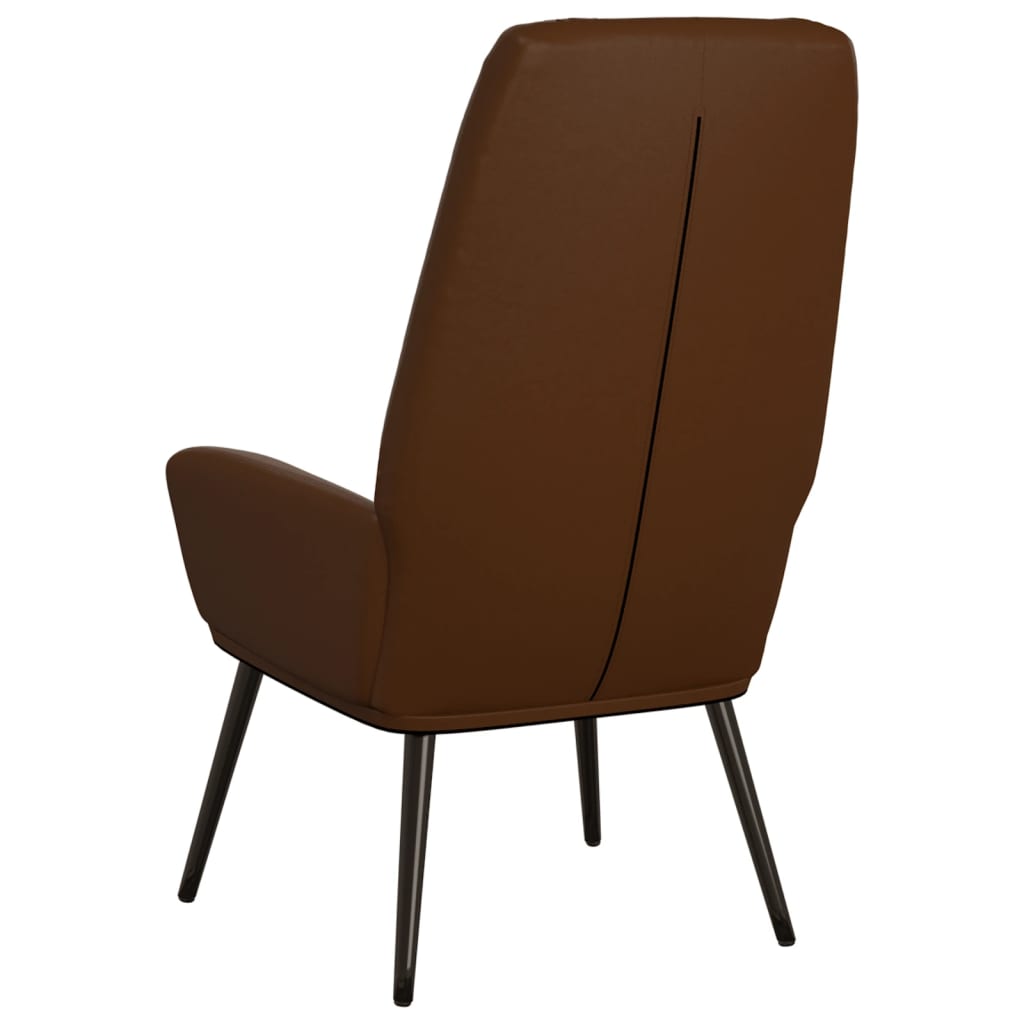 Relaxsessel Glänzend Braun Kunstleder
