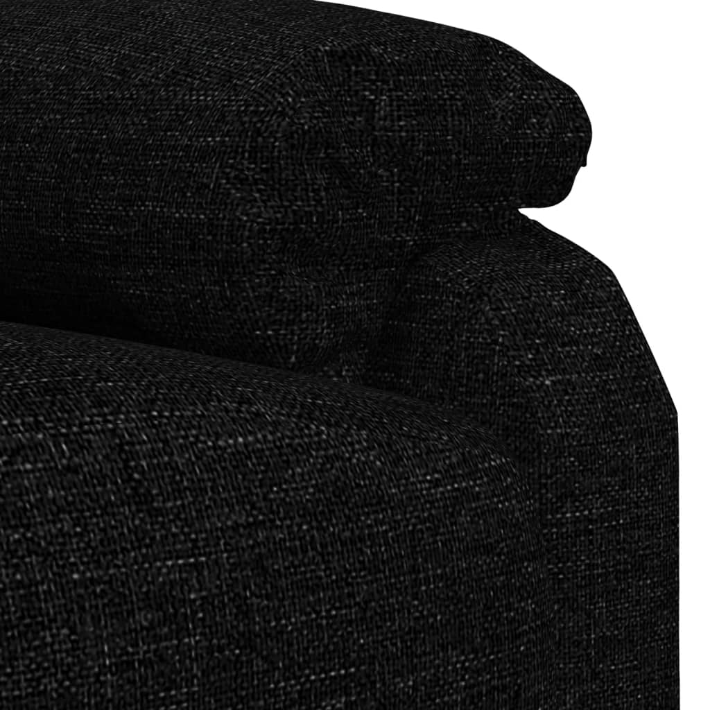 Relaxsessel Schwarz Stoff