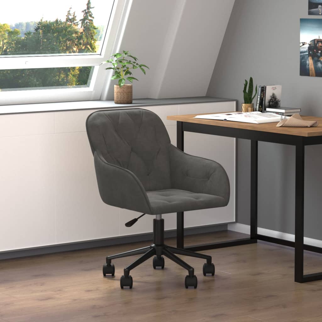 Bürostuhl Marina Drehbar in Samt-Stoff