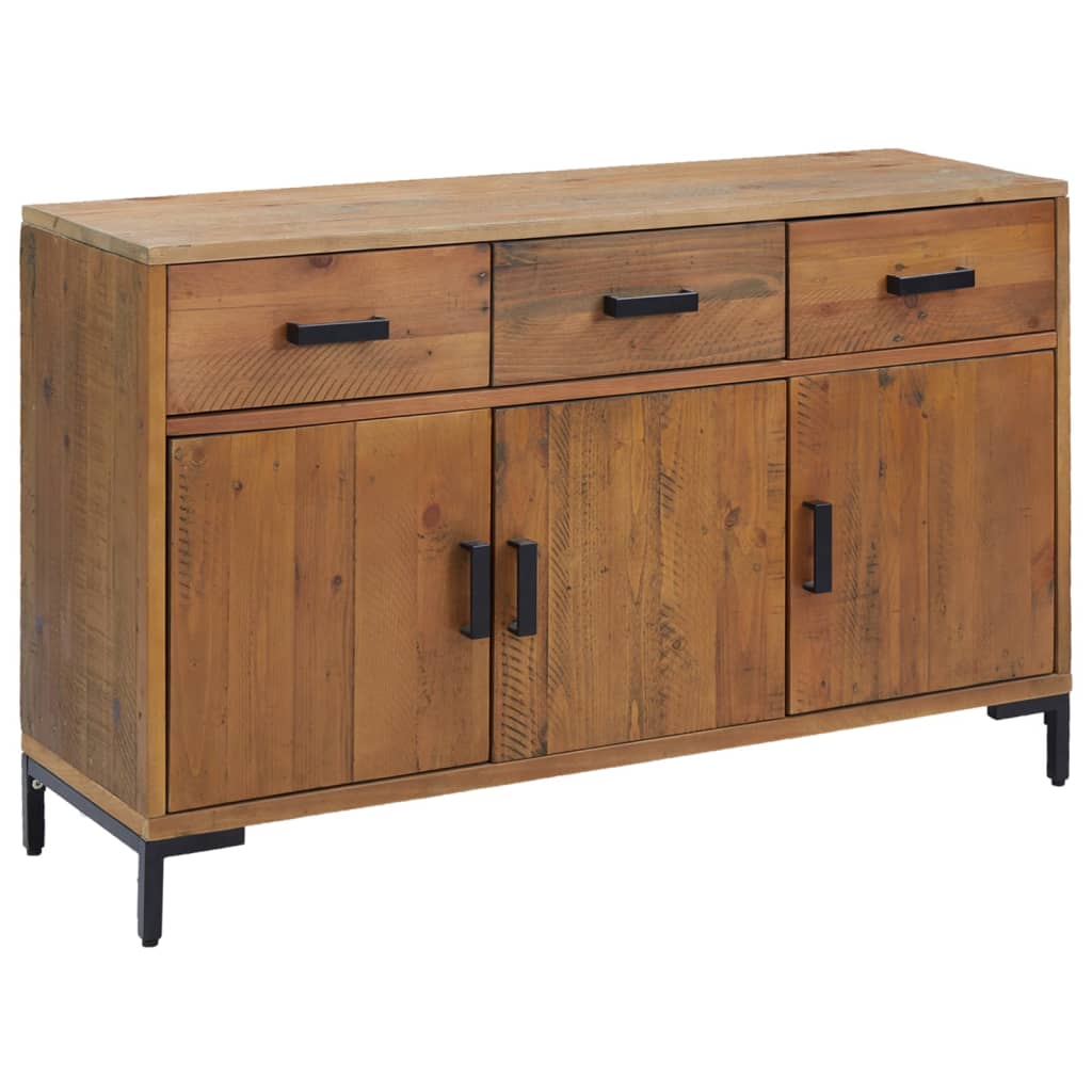 Sideboard Agnes in Braun aus Kiefer-Massivholz