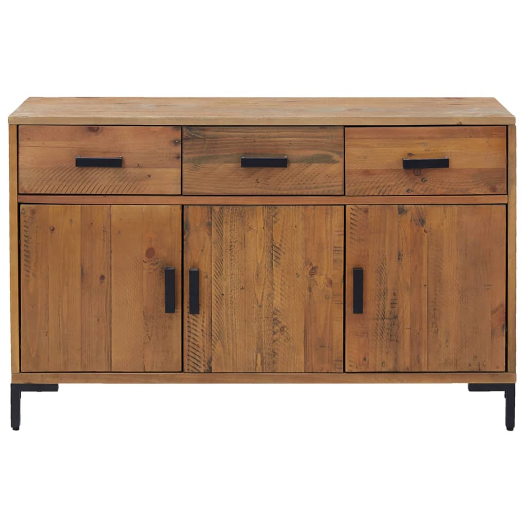 Sideboard Agnes in Braun aus Kiefer-Massivholz