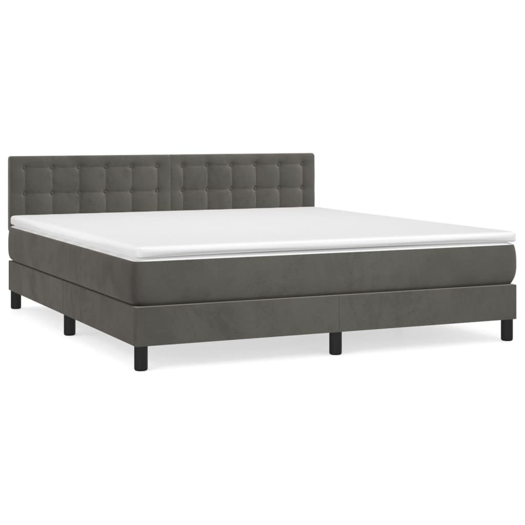 Boxspringbett "Kairo" inkl. Topper in Samt H3/H4