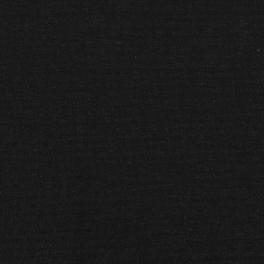 Boxspringbett Sandro inkl. Topper Schwarz 140x200 cm Stoff