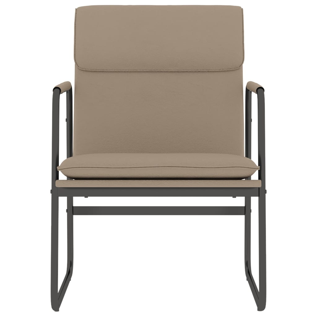 Loungesessel "Gregor" in Cappuccino-Braun-Kunstleder
