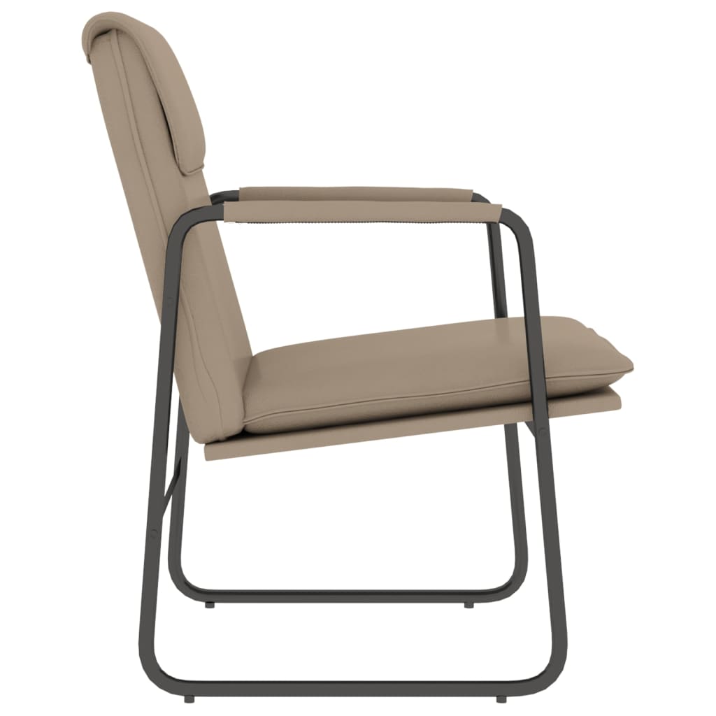 Loungesessel "Gregor" in Cappuccino-Braun-Kunstleder