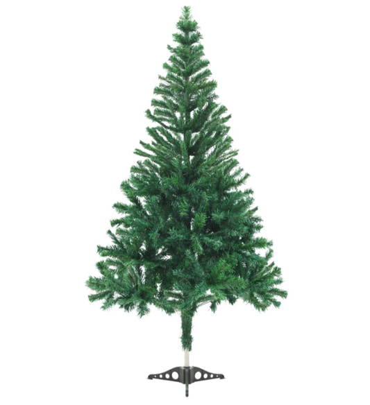 Künstlicher Weihnachtsbaum mit Ständer 120, 150, 180, 210cm Weiß & Grün