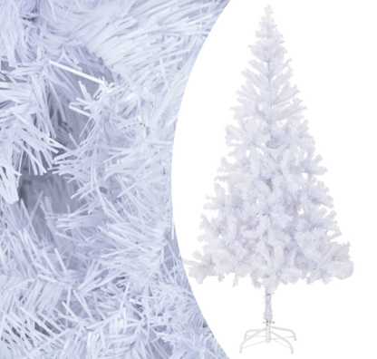 Künstlicher Weihnachtsbaum mit Ständer 120, 150, 180, 210cm Weiß & Grün