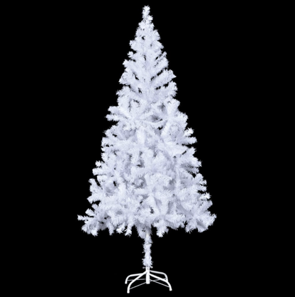 Künstlicher Weihnachtsbaum mit Ständer 120, 150, 180, 210cm Weiß & Grün
