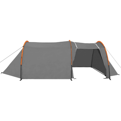 Campingzelt "Holiday-Deluxe" für 4 Personen Grau und Orange