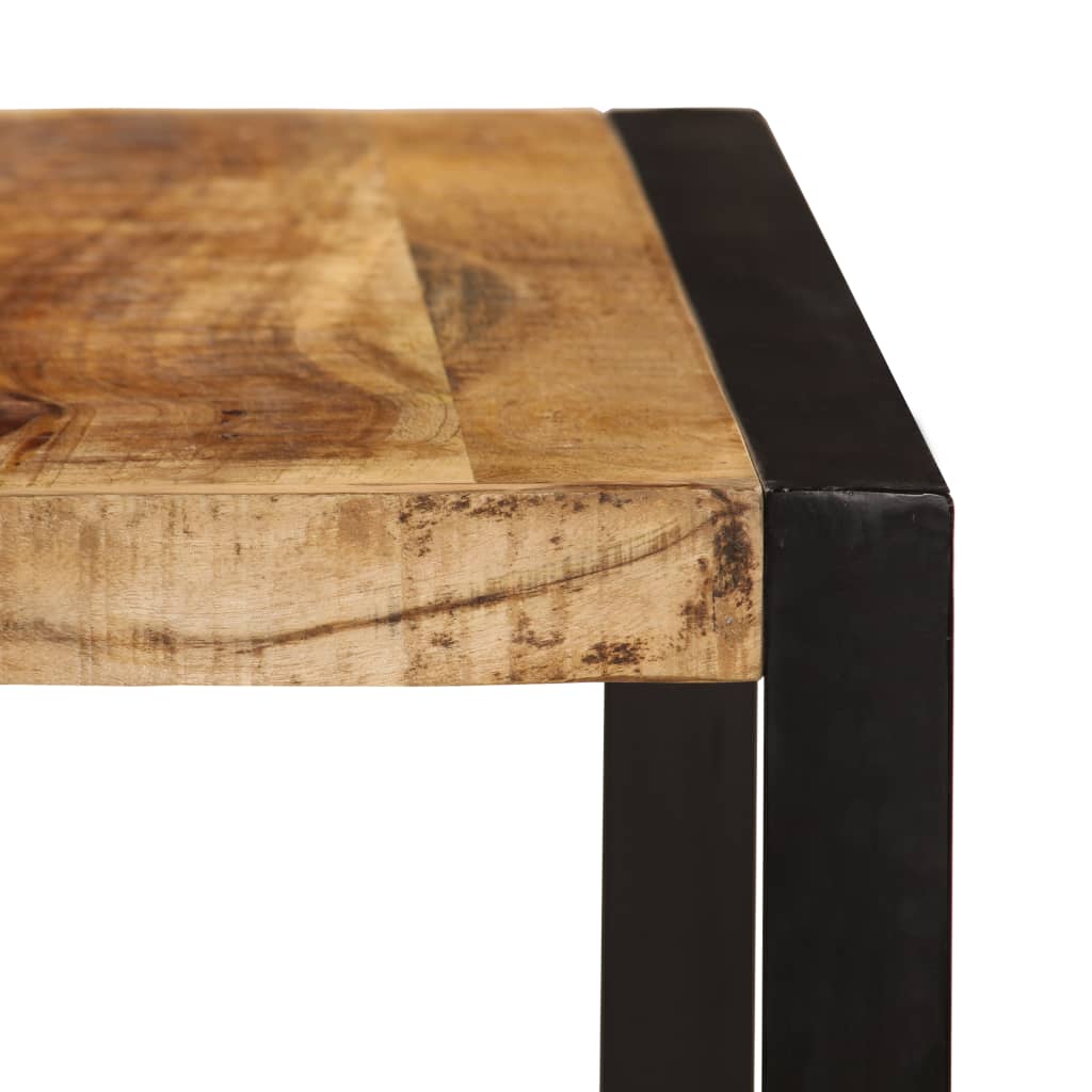 Esszimmertisch "Laurenz" aus rauem Mango-Massivholz 180x90cm