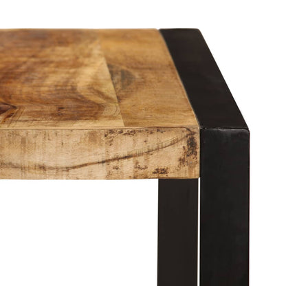 Esszimmertisch "Laurenz" aus rauem Mango-Massivholz 180x90cm