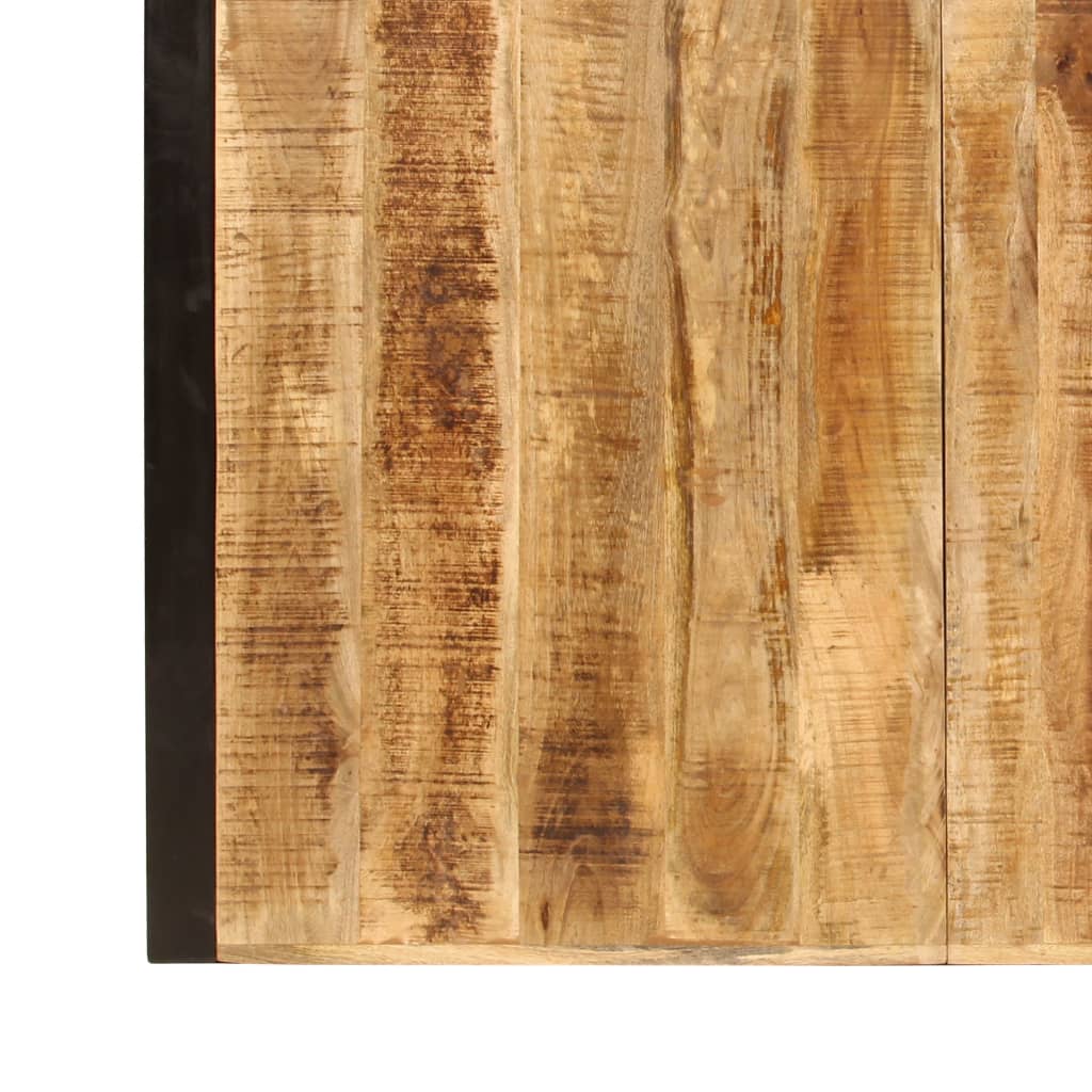 Esszimmertisch "Laurenz" aus rauem Mango-Massivholz 180x90cm