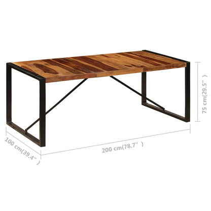Esstisch "Atlanta" 200 x 100 x 75 cm aus Massivholz