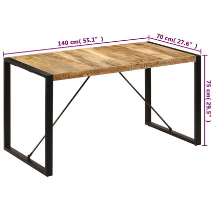 Esstisch "Madrid" 140cm aus Mango-Massivholz