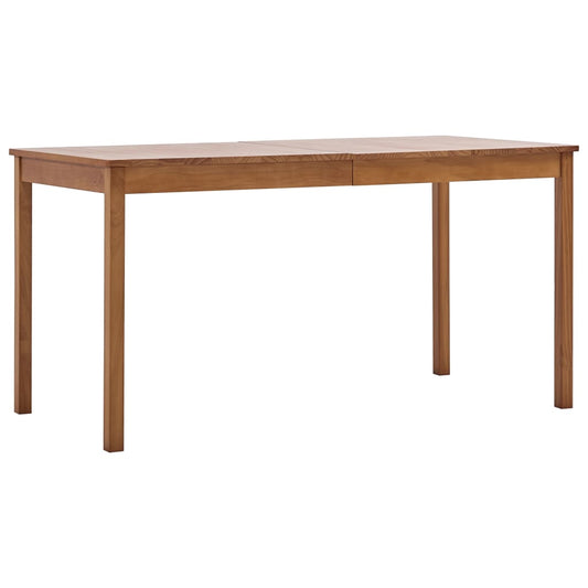 Esstisch "Selma" in Honigbraun 140 x 70 x 73 cm aus massivem Kiefernholz