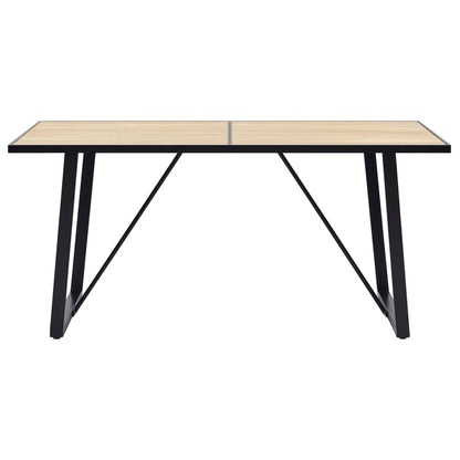 Esstisch Eichenfarbe 140x70x75 cm MDF
