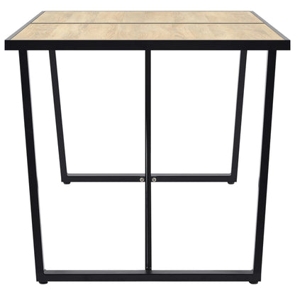 Esstisch Eichenfarbe 140x70x75 cm MDF