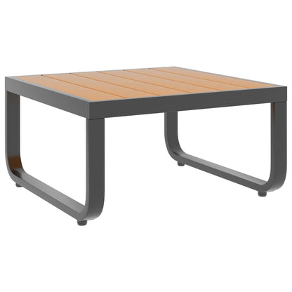 Garten-Ecksofa-Set "Boulevard" mit Auflagen Aluminium und WPC