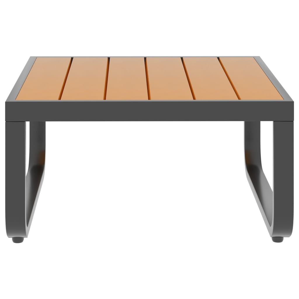 Garten-Ecksofa-Set "Boulevard" mit Auflagen Aluminium und WPC